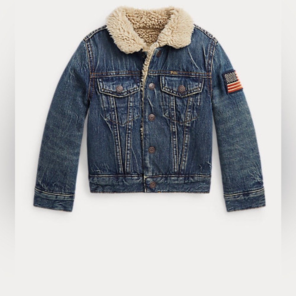 Fleece lined Denim Trucker Jacket